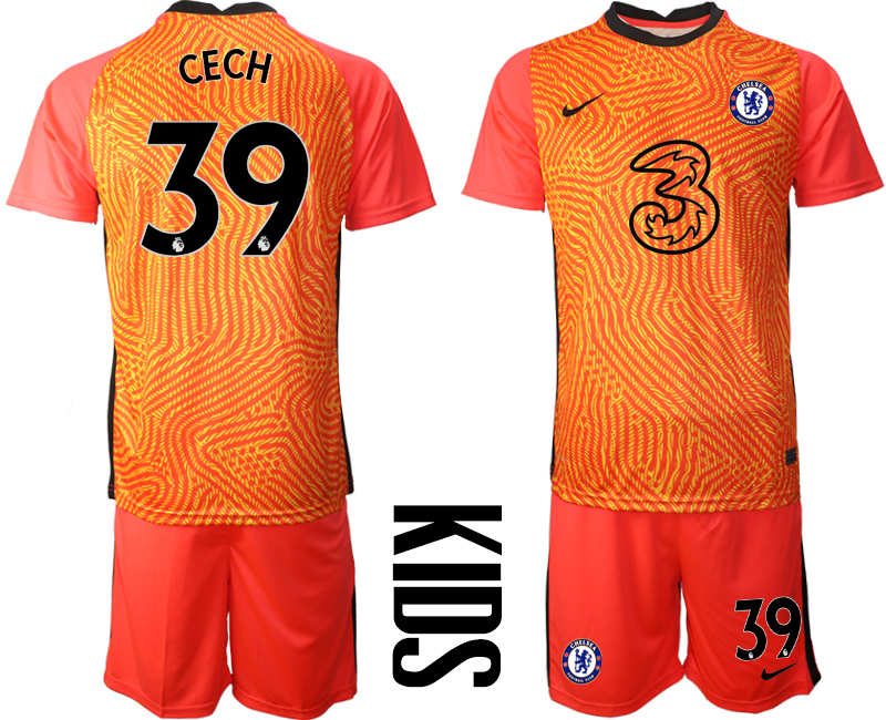 2021 Chelsea red goalkeeper Youth #39 soccer jerseys->youth soccer jersey->Youth Jersey
